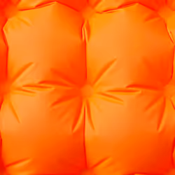 vidaXL Self Inflating Camping Mattress with Pillows Air Mattress Sleeping Mat - orange, 1-person
