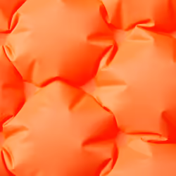 vidaXL Self Inflating Camping Mattress & Pillows 2-Person Sleeping Mat Orange