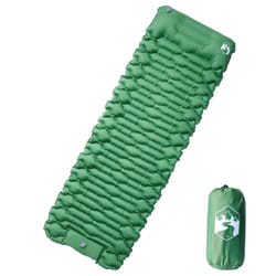 vidaXL Self Inflating Camping Mattress and Integrated Pillow Sleeping Mat - green
