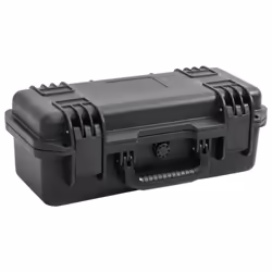 vidaXL Portable Flight Case Black PP Tool Box Protective Hard Case Carry Case - 46.5 x 21.5 x 17.5 cm