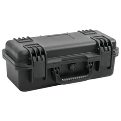 vidaXL Portable Flight Case Black PP Tool Box Protective Hard Case Carry Case - 46.5 x 21.5 x 17.5 cm