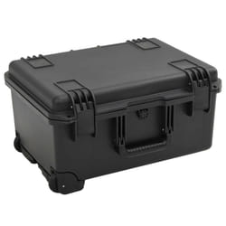 vidaXL Portable Flight Case Portable Protective Case Hard Camera Case Black PP