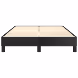 vidaXL Bed Frame Bed Base Bedstead Black 120x190 cm Small Double Faux Leather - Additional view 4