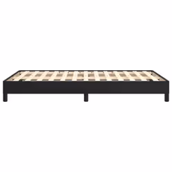 vidaXL Bed Frame Bed Base Bedstead Black 120x190 cm Small Double Faux Leather - Additional view 5