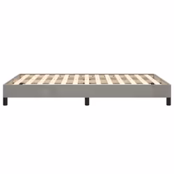 vidaXL Bed Frame Bed Base Bedstead Light Grey 120x190 cm Small Double Velvet - Additional view 5