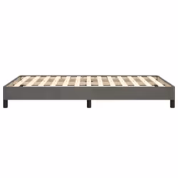 vidaXL Bed Frame Bed Base Bedstead Dark Grey 120x190 cm Small Double Velvet - Additional view 5
