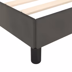 vidaXL Bed Frame Bed Base Bedstead Dark Grey 120x190 cm Small Double Velvet - Additional view 6