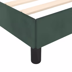 vidaXL Bed Frame Bed Base Bedstead Dark Green 120x190 cm Small Double Velvet - Additional view 6