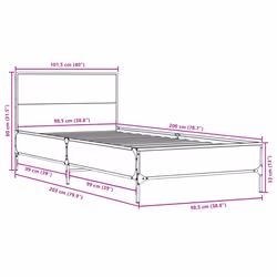 VidaXL 845522 bed frame