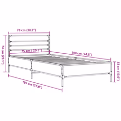 VidaXL 845625 bed frame - Additional view 8