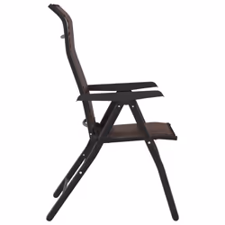 VidaXL 3270608 outdoor chair Terrace Polyrattan, Steel Brown - Additional view 7