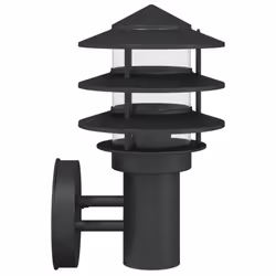 vidaXL Outdoor Wall Light with Sensor Porch Wall Lamp Silver Stainless Steel - black, 2 pcs/ without sensor - Additional view 4