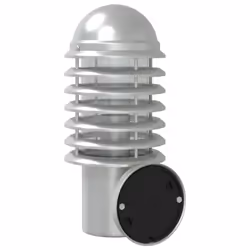 vidaXL Outdoor Wall Lights with Sensors Wall Lamp 2 pcs Silver Stainless Steel - silver, 1 pcs/without sensor - Additional view 5