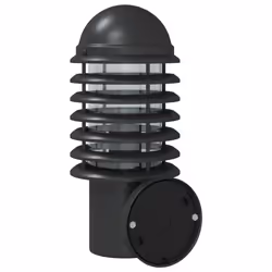 vidaXL Outdoor Wall Lights with Sensors Wall Lamp 2 pcs Silver Stainless Steel - black, 1 pcs/with sensor - Additional view 5