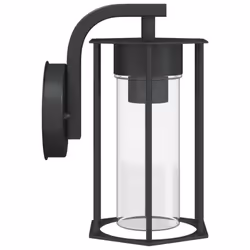 vidaXL Outdoor Wall Lights Wall Lamps Patio Wall Lantern Black Stainless Steel - 1 pcs - Additional view 4