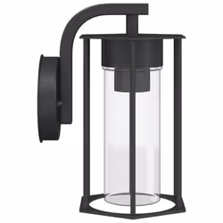 vidaXL Outdoor Wall Lights Wall Lamps Patio Wall Lantern Black Stainless Steel - 2 pcs - Additional view 4