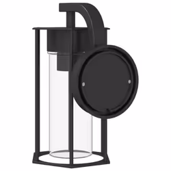 vidaXL Outdoor Wall Lights Wall Lamps Patio Wall Lantern Black Stainless Steel - 2 pcs - Additional view 5