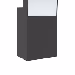 vidaXL Outdoor LED Wall Light with Sensor Wall Lamp White Die-cast Aluminium - black, 2 pcs/without sensor - Additional view 7