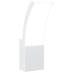 vidaXL Outdoor LED Wall Light with Sensor Wall Lamp White Die-cast Aluminium - white, 1 pcs/without sensor