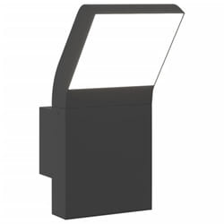 vidaXL Outdoor LED Wall Lights Wall Lamps Wall Lantern Die-cast Aluminium - black, 1 pcs/without sensor