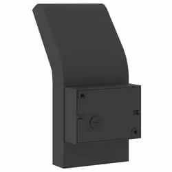 vidaXL Outdoor LED Wall Lights Wall Lamps Wall Lantern Die-cast Aluminium - black, 1 pcs/without sensor - Additional view 6