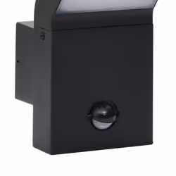 vidaXL Outdoor LED Wall Lights Wall Lamps Wall Lantern Die-cast Aluminium - black, 1 pcs/with sensor - Additional view 7