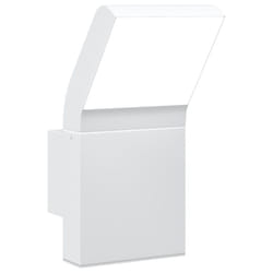 vidaXL Outdoor LED Wall Lights Wall Lamps Wall Lantern Die-cast Aluminium - white, 1 pcs/without sensor