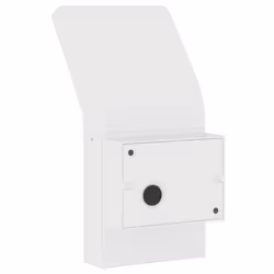 vidaXL Outdoor LED Wall Lights Wall Lamps Wall Lantern Die-cast Aluminium - white, 1 pcs/without sensor - Additional view 6