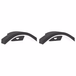 vidaXL Outdoor LED Wall Lights with Sensors 2 pcs Black Die-cast Aluminium - black, 2 pcs/ with sensor