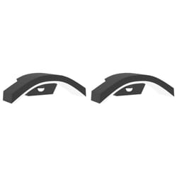 vidaXL Outdoor LED Wall Lights with Sensors 2 pcs Black Die-cast Aluminium - black, 2 pcs/ with sensor