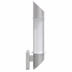 vidaXL Outdoor Wall Lights Wall Lantern Wall Lamp 2 pcs Silver Stainless Steel - silver, 1 pcs - Additional view 4