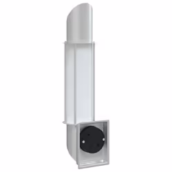 vidaXL Outdoor Wall Lights Wall Lantern Wall Lamp 2 pcs Silver Stainless Steel - silver, 1 pcs - Additional view 5