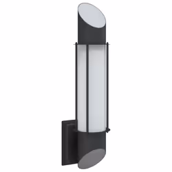 vidaXL Outdoor Wall Lights Wall Lantern Wall Lamp 2 pcs Silver Stainless Steel - black, 1 pcs