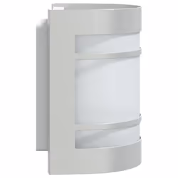 vidaXL Outdoor Wall Light Garden Patio Floodlight Wall Lamp Stainless Steel - silver, 2 pcs/ without sensor - Additional view 4