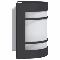 vidaXL Outdoor Wall Light Garden Patio Floodlight Wall Lamp Stainless Steel - black, 2 pcs/ without sensor - Additional view 4
