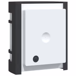 vidaXL Outdoor Wall Light Garden Patio Floodlight Wall Lamp Stainless Steel - black, 2 pcs/ without sensor - Additional view 5