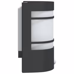 vidaXL Outdoor Wall Light Garden Patio Floodlight Wall Lamp Stainless Steel - black, 2 pcs/ with sensor - Additional view 4
