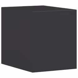 vidaXL Outdoor Wall Light Door Wall Lantern Wall Lamp Black Die-cast Aluminium - without sensor, 1 pcs