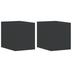 vidaXL Outdoor Wall Light Door Wall Lantern Wall Lamp Black Die-cast Aluminium - without sensor, 2 pcs