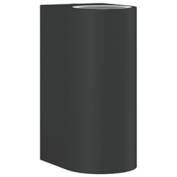 vidaXL Outdoor Wall Light Door Wall Lantern Wall Lamp Black Die-cast Aluminium - without sensor, 1 pcs