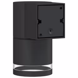 vidaXL Outdoor Wall Lights Porch Wall Lamp 2 pcs Black Die-cast Aluminium - 1 pcs - Additional view 5