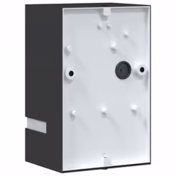 vidaXL Outdoor Wall Lights Garden Lighting Wall Lamp 35W Silver Rectangular - black, 95 x 75 x 150 cm/ 1 pcs - Additional view 5
