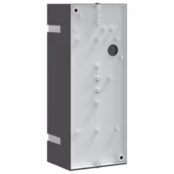 vidaXL Outdoor Wall Lights Garden Lighting Wall Lamp 35W Silver Rectangular - black, 95 x 75 x 240 cm/ 2 pcs - Additional view 5