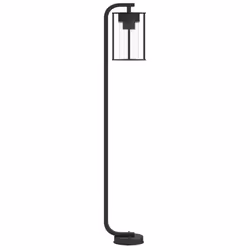 vidaXL Outdoor Floor Lamps Pathway Lights Garden Light Black Stainless Steel - 100 cm/ 3 pcs - Additional view 4