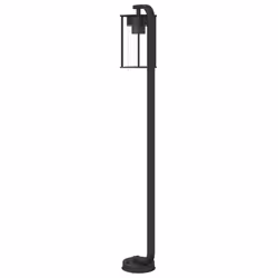 vidaXL Outdoor Floor Lamps Pathway Lights Garden Light Black Stainless Steel - 100 cm/ 3 pcs - Additional view 5