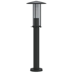 vidaXL Outdoor Floor Lamps Garden Standing Lamp 3pcs Black Stainless Steel - black, 60 cm/ 1 pcs