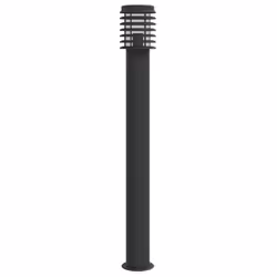 vidaXL Outdoor Floor Lamps Pathway Lights Garden Light Lamp Stainless Steel - black, 3 pcs/ basic - Additional view 5