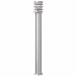 vidaXL Outdoor Floor Lamps Pathway Lights Garden Light Lamp Stainless Steel - silver, 1 pcs/ with sensor - Additional view 5