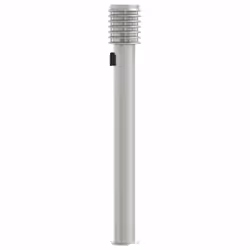 vidaXL Outdoor Floor Lamps Pathway Lights Garden Light Lamp Stainless Steel - silver, 1 pcs/ with outlet - Additional view 4