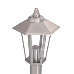 vidaXL Outdoor Floor Lamps Garden Light Pathway Standing Lamp Stainless Steel - silver, 120 cm/ 1 pcs - Additional view 5